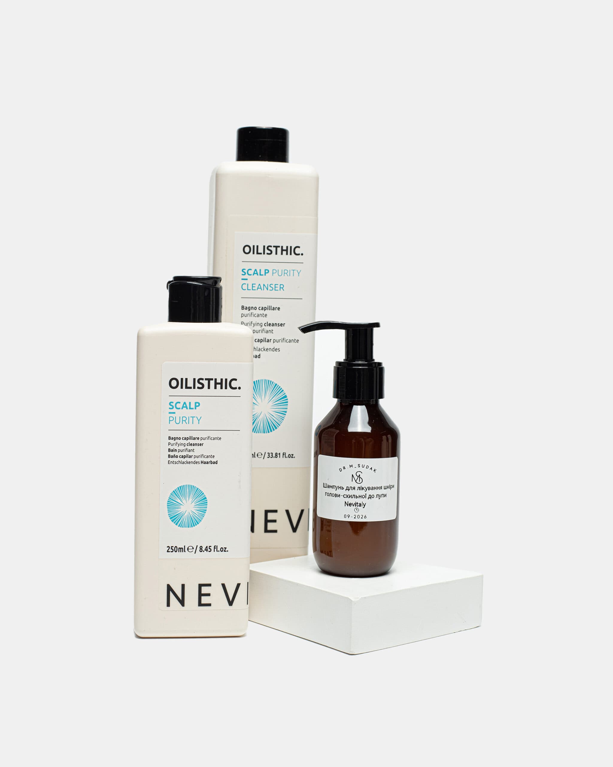 Шампунь для жирної шкіри голови та схильної до лупи Purifying Nevitaly - 250 мл.